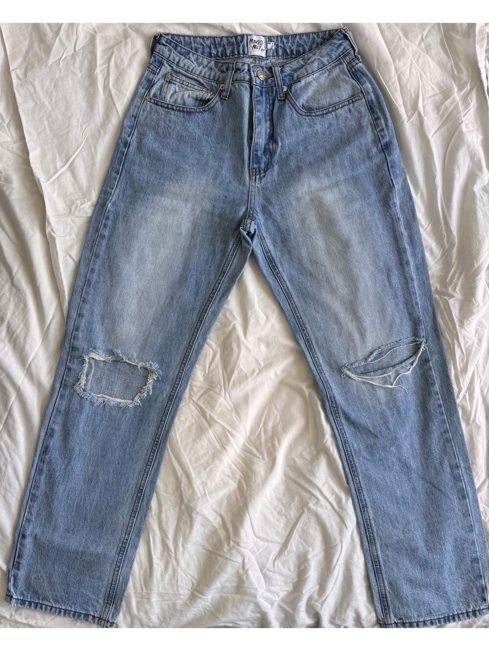 Princess Polly Straight Leg Jeans US 0/ AU 4/EU 32